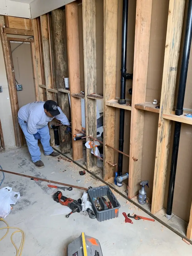Commercial rough-in plumbing for Water Heater Replacement in Moab